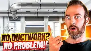Installing Air Conditioning in a home without Ductwork ❄️🤔