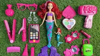 Disney Princess Doll Makeover ~ DIY Miniature Ideas For Barbie ~ Wig, Dress, Faceup, andMore! DIY 
