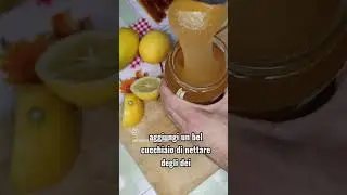 miele + acqua + limone!