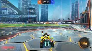 Ridiculous save leads to OT winning shot | Rocket League PS4