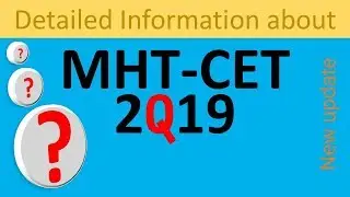 MHT CET 2019 | New Update