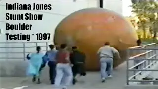 Disney Studios Indiana Jones STUNT SHOW Boulder Obstacle Course * 1997