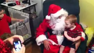 Santa visits