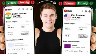 USA vs India YouTube Earnings & Views &ndash; Shocking Comparison! 💰🌎