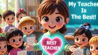 Appreciation song My teacher is the best by Miss snowberry kids songs nursery rhymes 