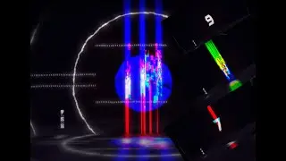 Обратный отсчёт, Таймер / ФУТАЖ / Киберпанк / от 10 до 1 / Для монтажа видео