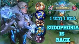 EUDOPHOBIA IS BACK ON THE META?!?! | Eudora Brutal Damage One Shot Kill | Eudora Gameplay 2022| MLBB