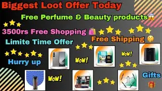 3 Free Products Loot Offer😍 0rs Free Shopping Loot🥳 No Shipping Charges #offerswithshivu #viralvideo
