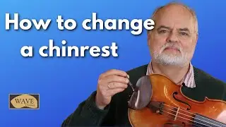 Here's how to change a violin and viola chinrest!