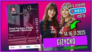 P2【▶️RELL 】 FINAŁ PUCHARU POLSKI JUNIOREK i SENIOREK  w gimn. artystycznej - 14-16.11.25 GIŻYCKO