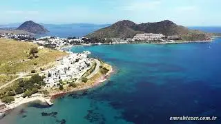 Akçabük Koyu-Xanadu Adası-Meteor Plajı Turgutreis Bodrum Drone Hava Çekimi