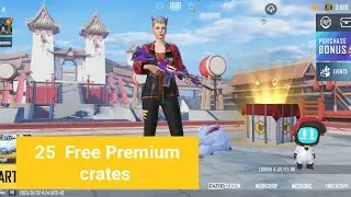 OPENING 25 Free PREMIUM Crates 🔥 | Free Mythic Lobby Event😊 | PUBG Mobile ❤️