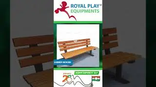 Durable Garden Benches for Your Outdoor Space | Royal Play Equipment #shorts #ytshort