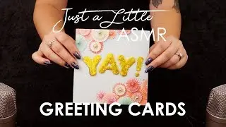 Ep. 22: Greeting Cards (ASMR whispering, card tapping, tracing, counting, crinkles, binaural)