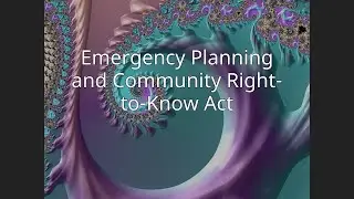 Emergency Planning and Community Right-to-Know Act