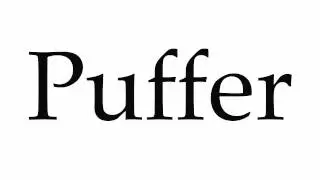 How to Pronounce Puffer