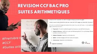 🎓 Préparer son CCF Bac Pro mathématiques - Suites arithmétiques