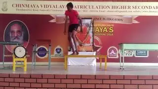 Lokanesh (cbe) world record in yoga with 5 instruments continues5 hours non stopping 589counts yogas