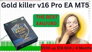 Gold killer v16 Pro EA MT5 Setting + Backtest | Profit: $500 up $18.000 / 4 Months | EA Forex Store