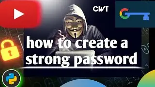 🔴 how to create strong password in python -YouTube