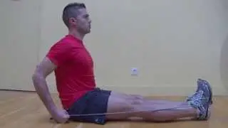 Etirements des ischio jambiers avec elastique - Par Guide du mal de dos