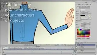 Anime Studio 9 & 9.5 Pro Feature Overview - Bone Rigging