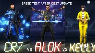 CHRONO vs ALOK vs KELLY  Speed Test After OB27 Update  Shocking Results
