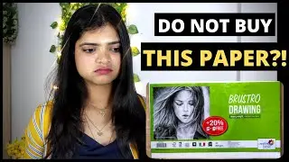 Honest Review | Brustro 200gsm paper | Is Realism Possible on this???