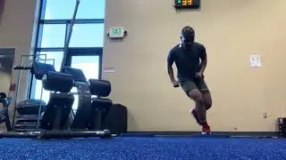 Lateral Single Leg plate Hop