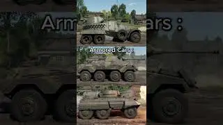 armored cars vs Light Tanks #automobile #militaryvehicle #warthunder #artillery #ww2 #tank