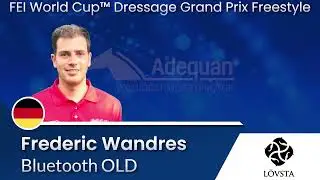 14.01.2022 CDI-W Wellington/USA: Weltcup-Grand Prix K&uuml;r - 1. Frederic Wandres/Bluetooth OLD 78,225%