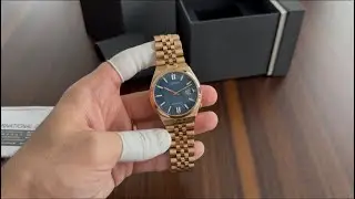 Citizen Tsuyosa 60 Rose Gold with Jubilee Bracelet and Special Blue Dial Ref. NK0023-57L / 40mm