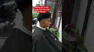 kalau kalian pakai musik apa buat video?  #shorts #shortvideo #barber #viral #haircut