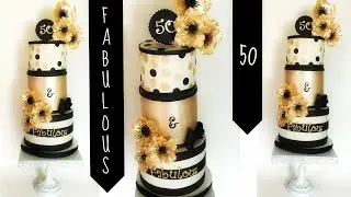 Making This 50 & Fabulous Cake!