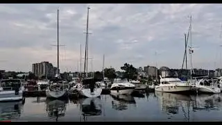 Walking Tour Barrie; The Barrie Waterfront, Ontario-Out and About with D'Angelo