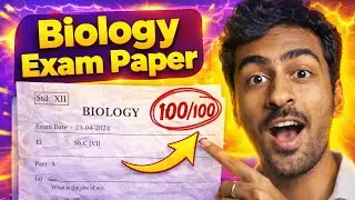 I Scored 100/100 in My Biology Exam | Full Paper Analysis
