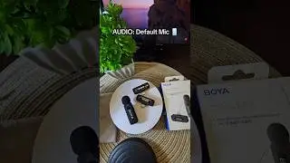 Boya Mic Wireless BY-V1 / BY-V10 Audio Quality Test and First Impression for Android and iPhone