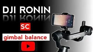 How To Dji Ronin Sc Gimbal Balance |  gimbal ko balance kese kare | Dji Ronin Sc Gimbal Balance 