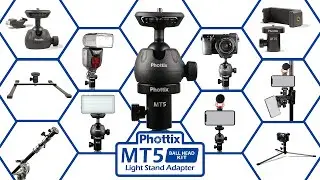 The MT5 Light Stand Adapter Ball Head Kit