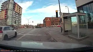 Dashcam video #3 Jean Talon Montreal 