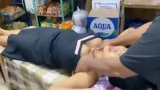 PIJAT FULL DEPAN BELAKANG BUNDA PENJAGA WARUNG KECAPEKAN 