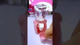 Mini water bottle ⁉️😅#japan #sanrio #accessories #kuromi #melody #kawaii #shots #kuromi #pink