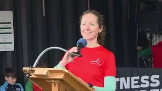 Mairead Kelly: Westport Athletics Club Tartan Track Official Opening.  21.9.25.
