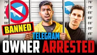 Telegram Owner ARRESTED 🚨 -  Telegram Banned?  🤯