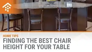 Finding the Best Chair Height for Your Table