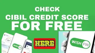 Check CIBIL Credit Score for free
