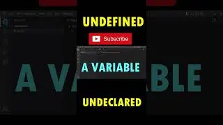 Undefined and Undeclared Variable in Javascript