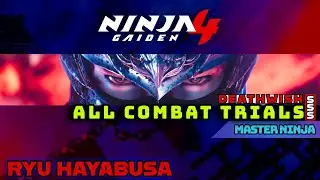 NINJA GAIDEN 4 | All Combat Trials &ndash; Ryu Hayabusa | SSS Rank (Master Ninja) | Death Wish