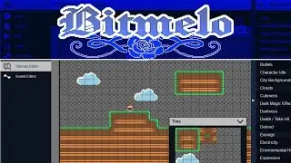Bitmelo -- Open Source Game Engine & Editor For Simple Pixel Art Games