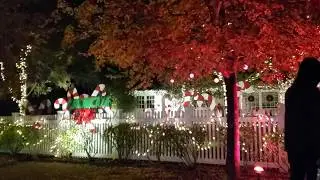 CANDY CANE LANE in College Acres Woodland Hills Holiday Light Display